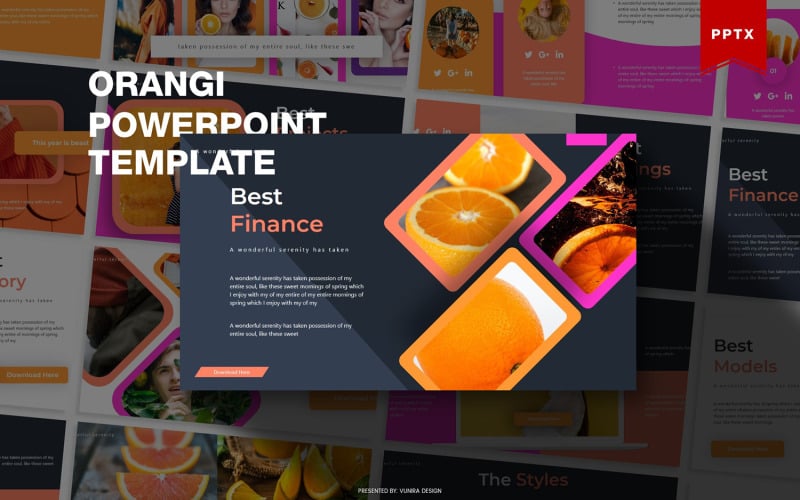 orangi powerpoint template original