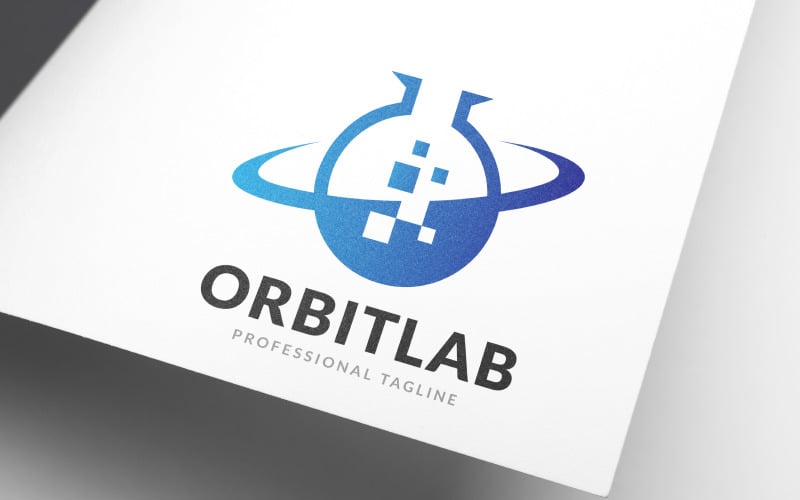 orbital lab data science logo design original