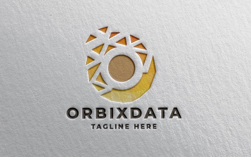 orbix data letter o logo pro template original
