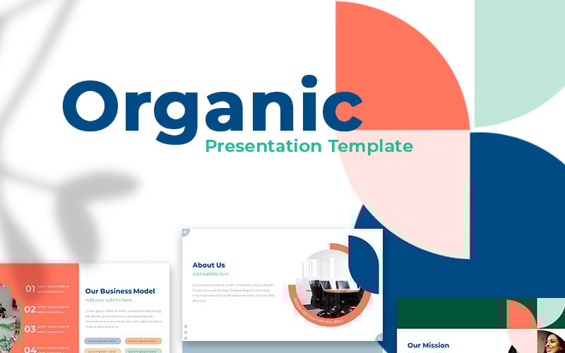 organic presentation powerpoint template original