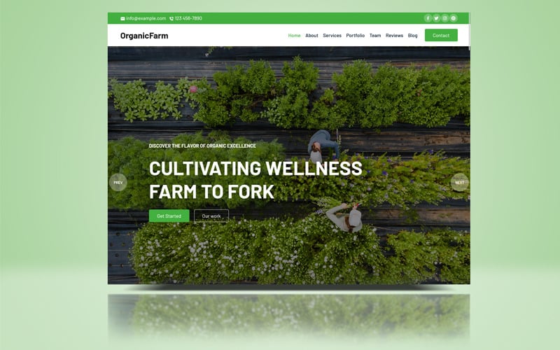 organicfarm bootstrap html landing template original