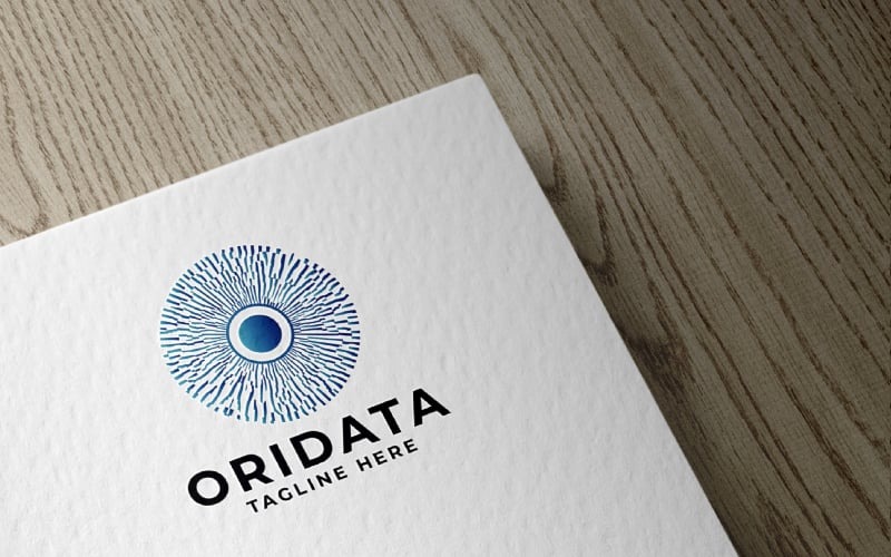 oridata letter o pro logo original