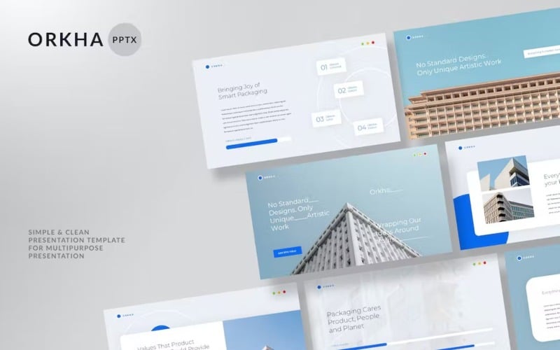 orkha simple amp clean powerpoint template original