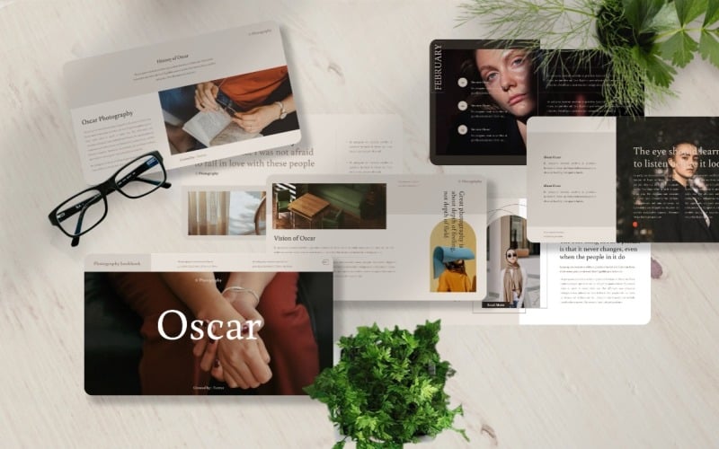 oscar photography powerpoint template original