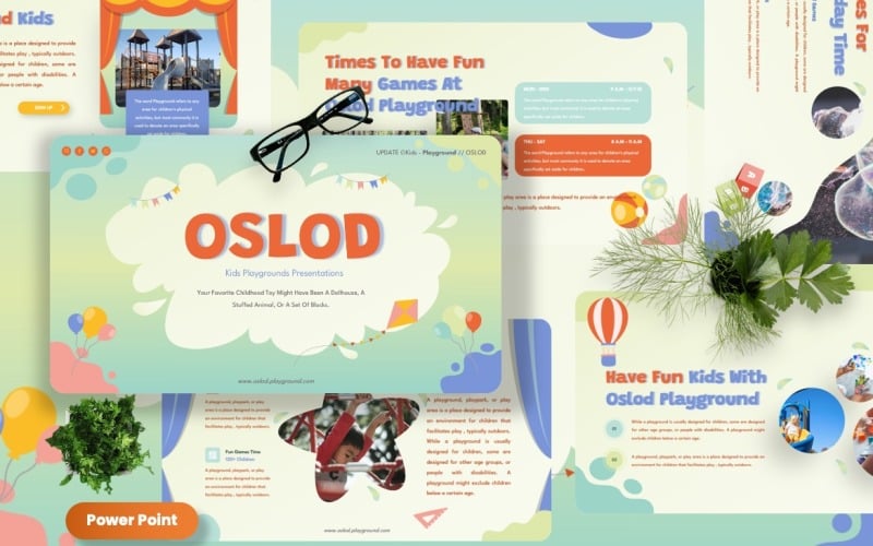 oslod playground powerpoint template original