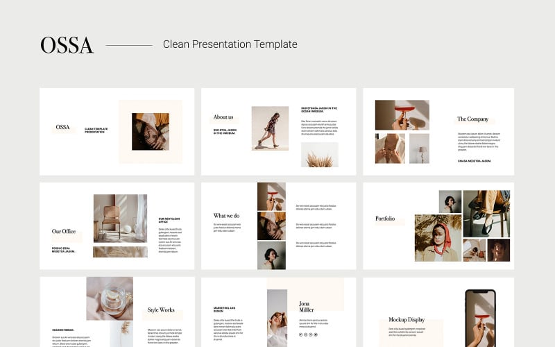ossa presentation powerpoint template original