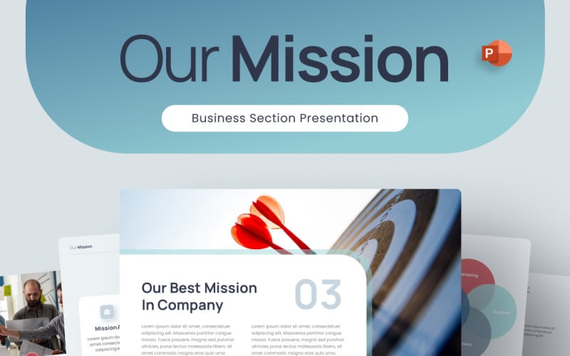 our mission business powerpoint template original