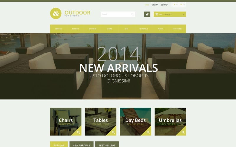 ourdoor prestashop theme original