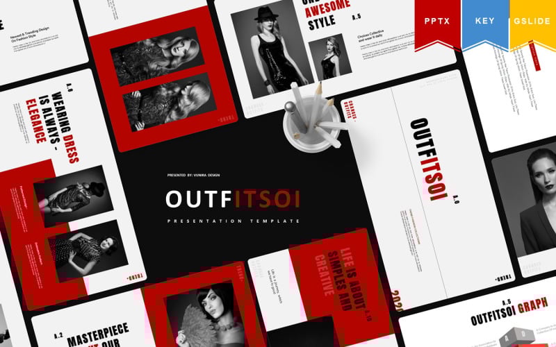 outfitsoi keynotegoogleslide powerpoint template original