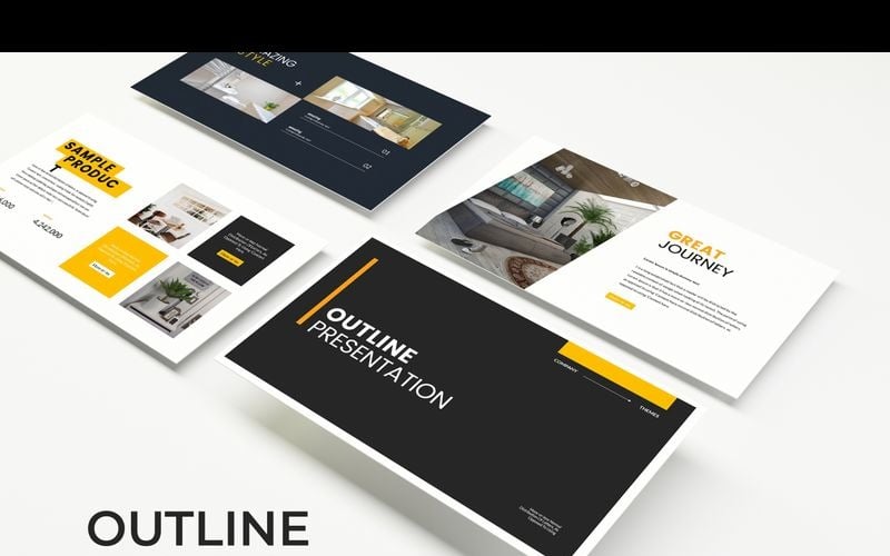outline powerpoint template original