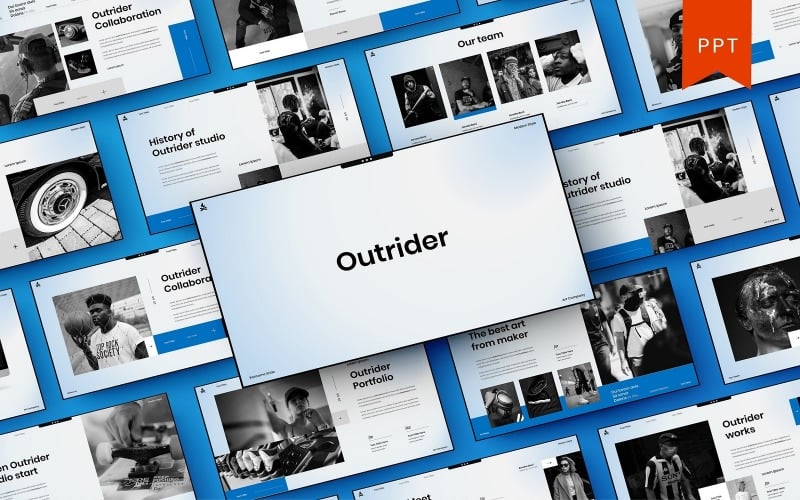 outrider business powerpoint template original