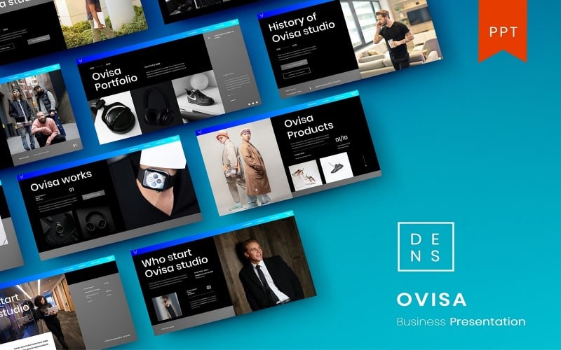 ovisa business powerpoint template original