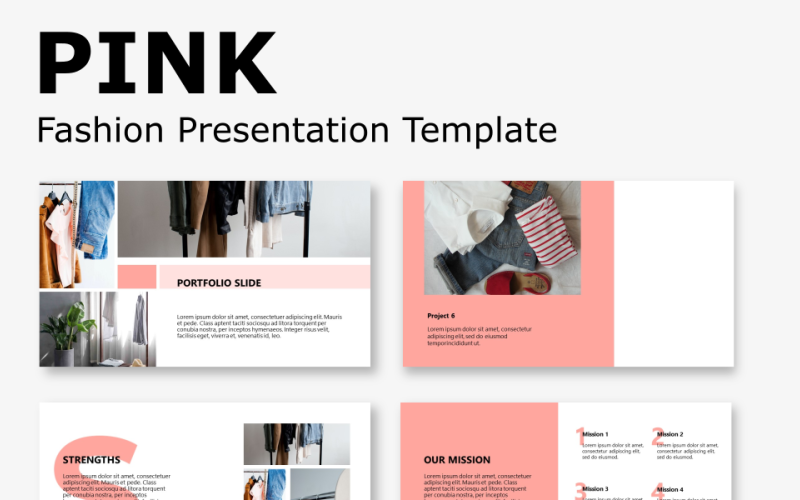 pnk fashion powerpoint template original