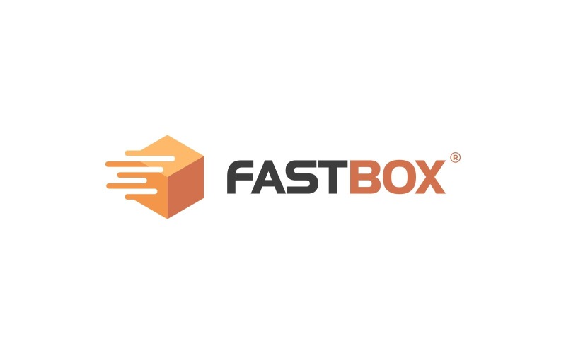 package box fast delivery logo original