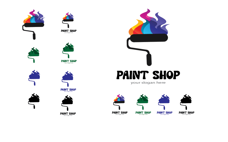 paint shop logo paint home logo original
