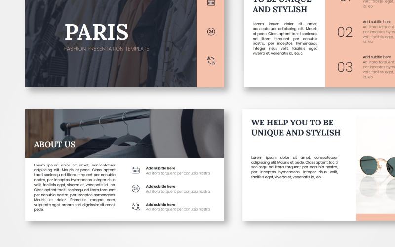 paris fashion powerpoint template original