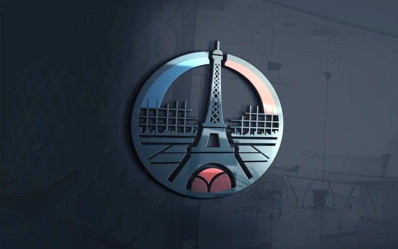 paris tennis school logo template vector file original