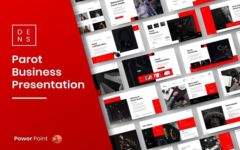 parot business powerpoint template original