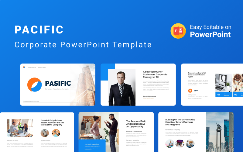 pasific corporate powerpoint template original