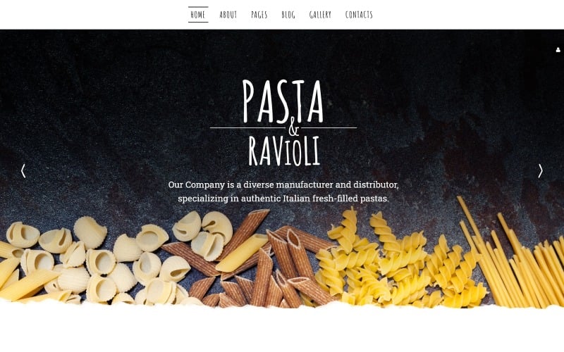 pasta ravioli joomla template original