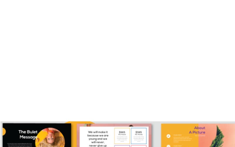 pastel modern powerpoint template original