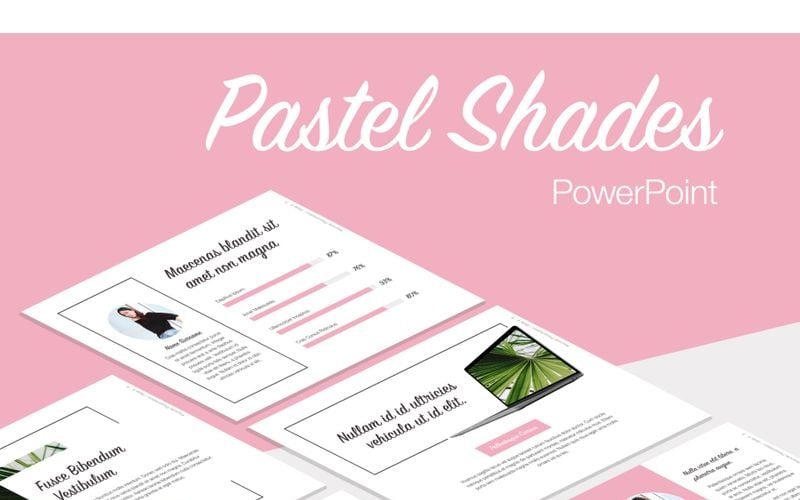 pastel shades powerpoint template original