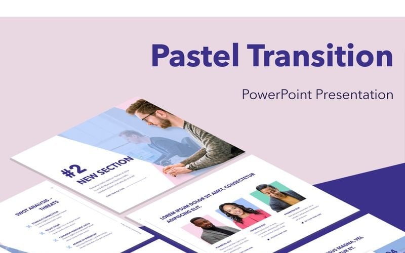 pastel transition powerpoint template original