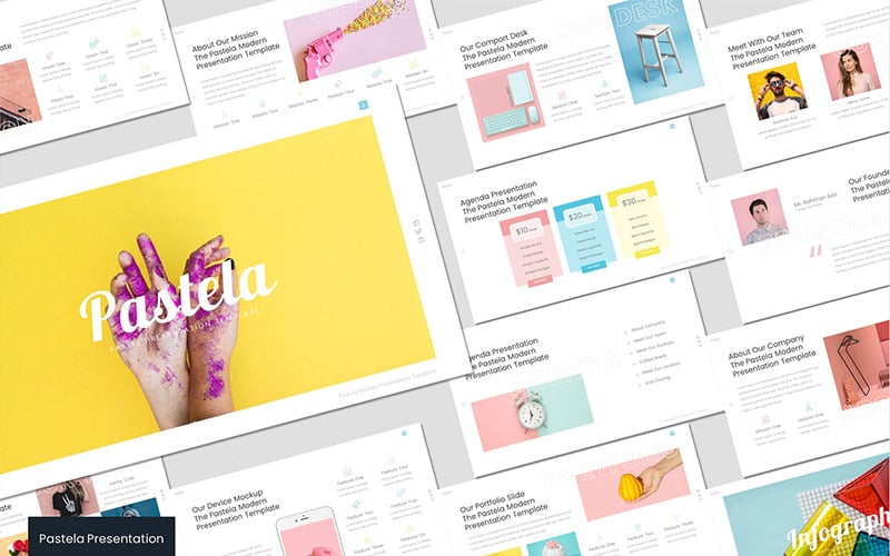 pastela powerpoint template original
