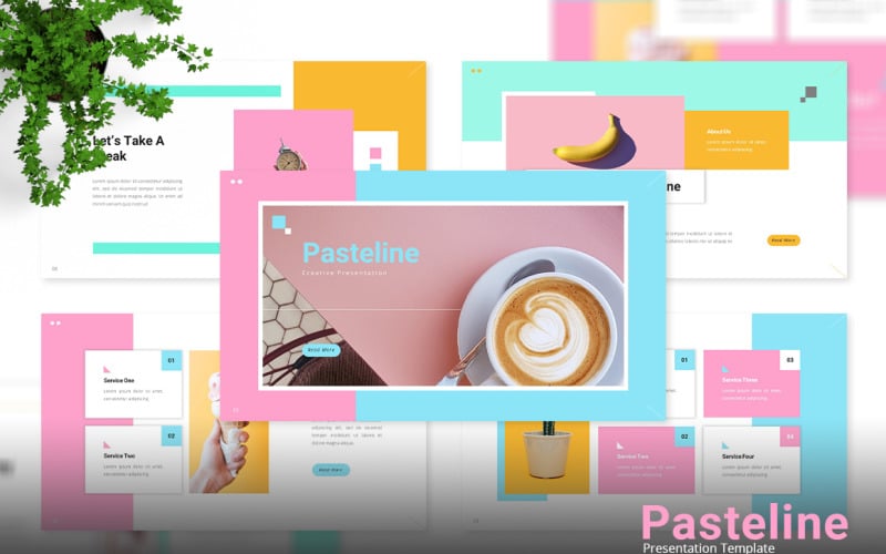 pasteline creative powerpoint original