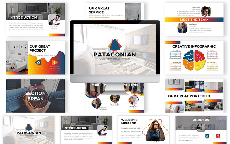 patagonian powerpoint template original