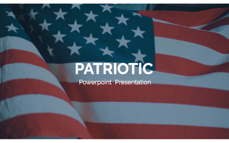 patriotic powerpoint template original