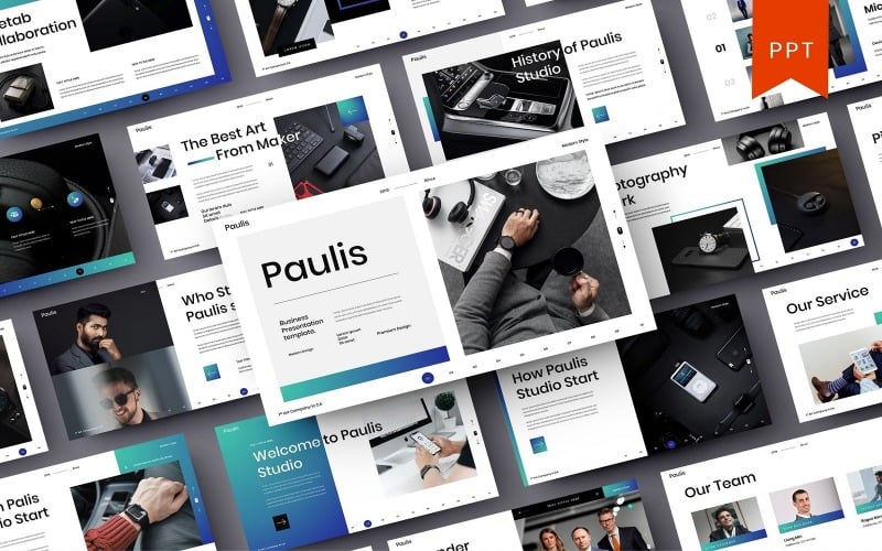 paulis business powerpoint template original