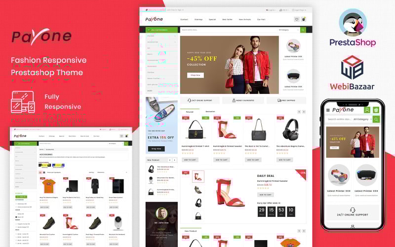 payone fashion store prestashop theme original