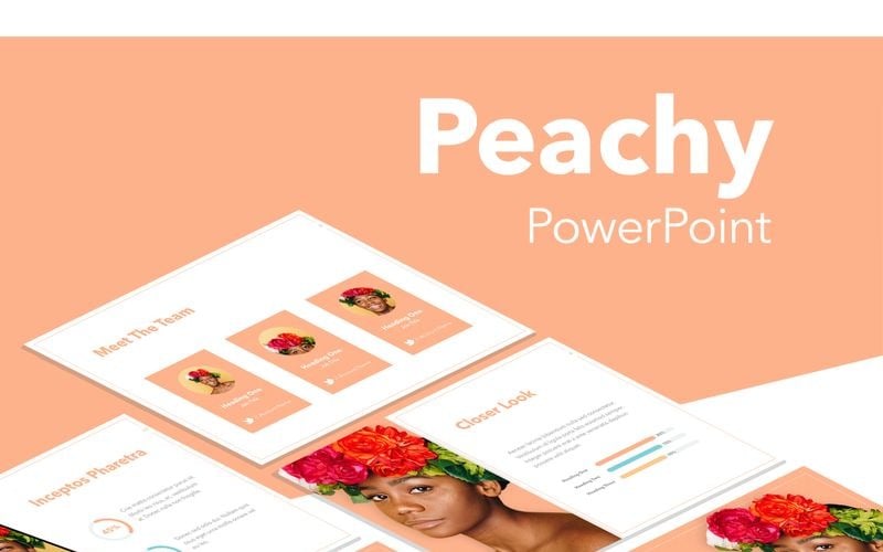 peachy powerpoint template original