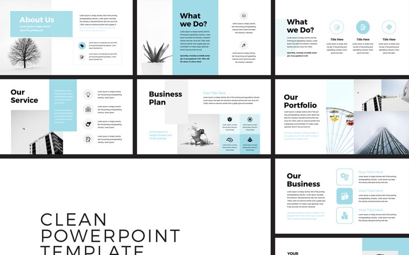 pehela clean minimal powerpoint template original