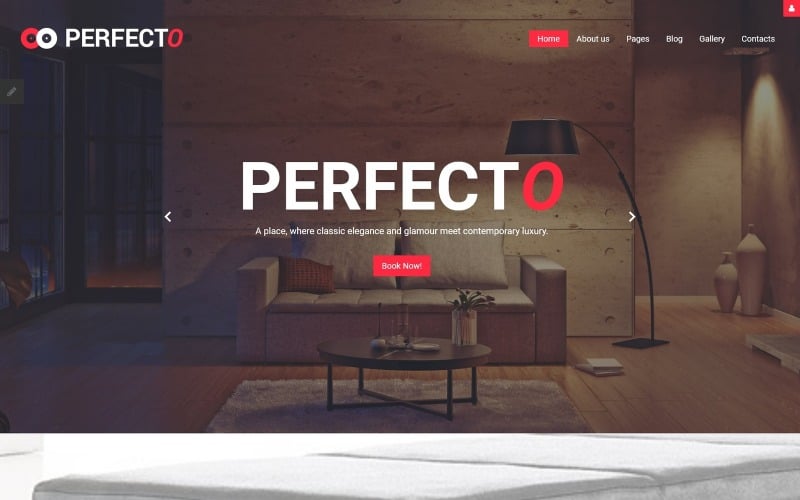perfecto luxury hotel responsive joomla template original