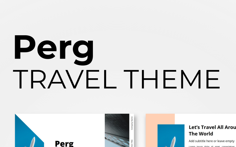 perg travel presentation powerpoint template original