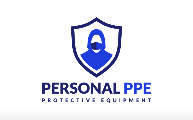 personal apron ppe protective medical equipment logo design original