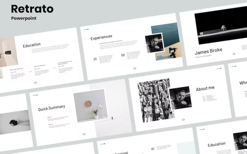 personal resume cv powerpoint original