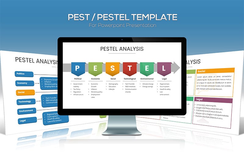 pest pestel diagram for powerpoint template original