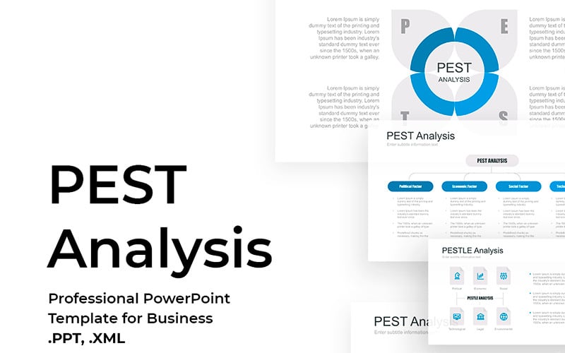 pest pestel pestle for powerpoint template original