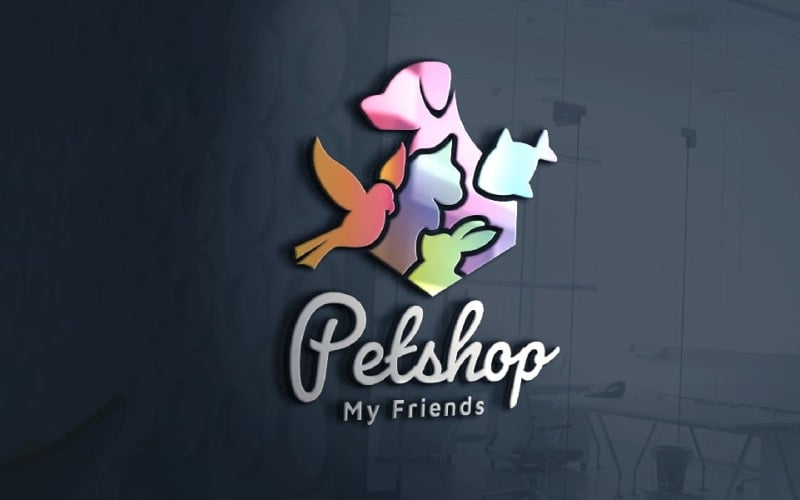 pet shop pro service logo original