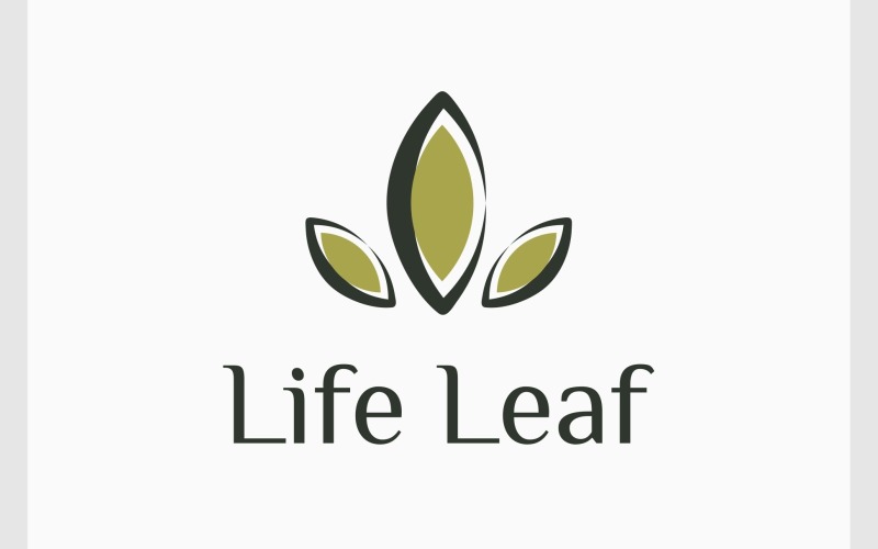 petal leaf minimalist logo original