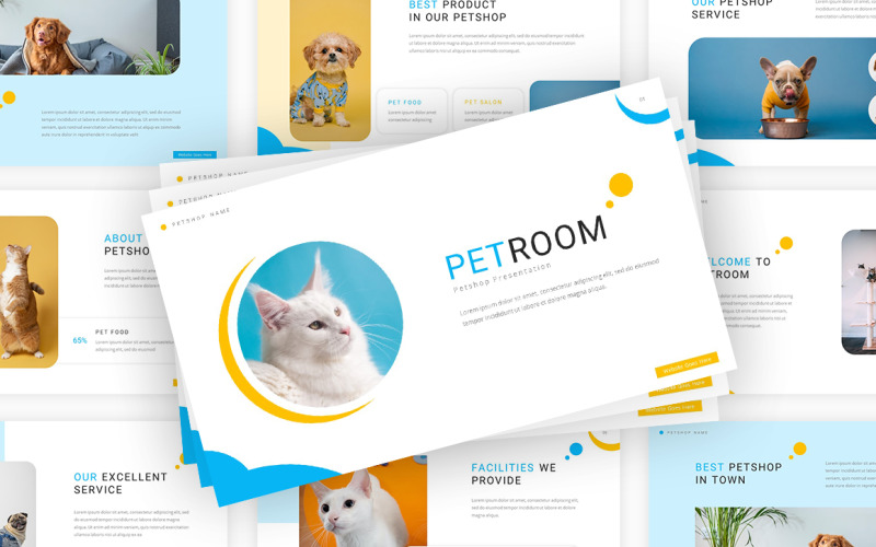 petroom petshop powerpoint template original