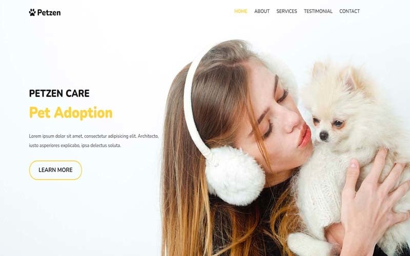 petzen pet care html template original