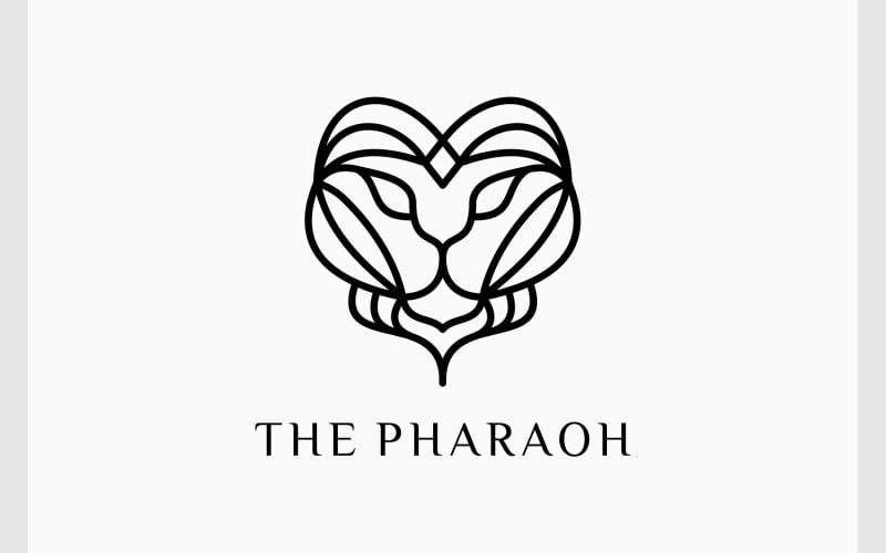 pharaoh egyptian god logo original
