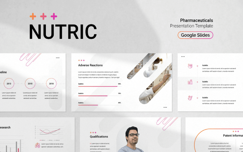 pharmaceutical company presentation powerpoint template original