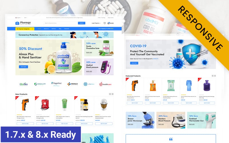 pharmgy medicine store prestashop responsive theme original