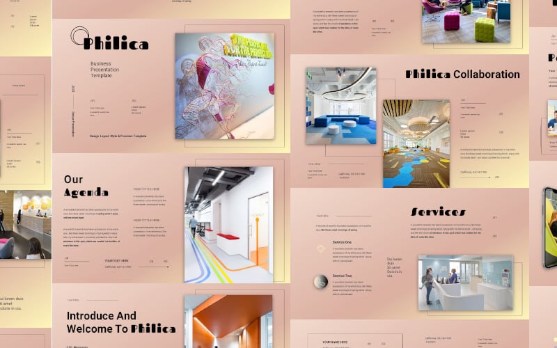 phelica business presentation powerpoint template original