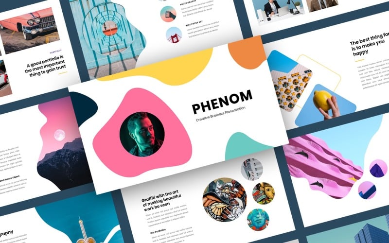 phenom creative business presentation powerpoint template original
